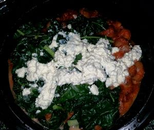 Polenta Ragu w/ kale & vegan feta  at Fruition Vegan Kitchen in Medford