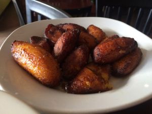 Fried plantains tossed with cinnamon and sugar. at Island Krave in Norfolk