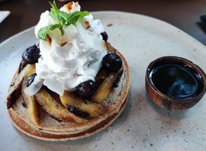 Pancake Stack at Pels Supershop in Tibubeneng