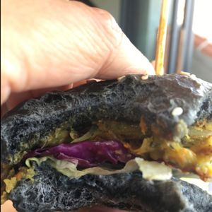 burger veggie patty  at Pels Supershop in Tibubeneng