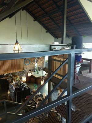 view from the second floor at Pels Supershop in Tibubeneng