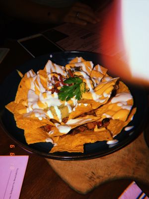 Nachos at Pels Supershop in Tibubeneng