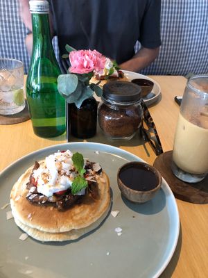 Pancakes at Pels Supershop in Tibubeneng