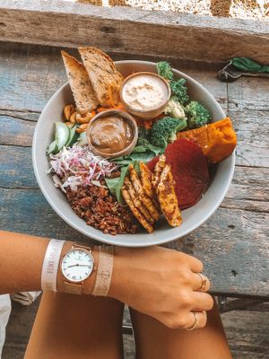 The food at peloton makes me happy  at Pels Supershop in Tibubeneng