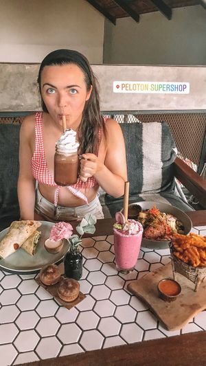 Our little banquet! at Pels Supershop in Tibubeneng