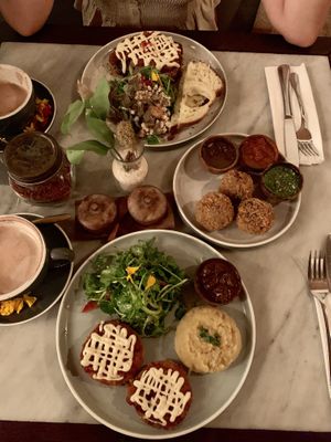 Arancini Balls, Tricken Parmy and Lance Lasagne  at Pels Supershop in Tibubeneng
