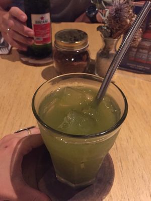 Ginger lime drink (25k) at Pels Supershop in Tibubeneng