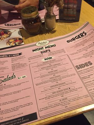 Menu  at Pels Supershop in Tibubeneng