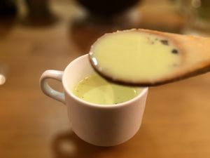 cold potage of asparagus
delicious‼︎‼︎ at Kiboko in Tokyo