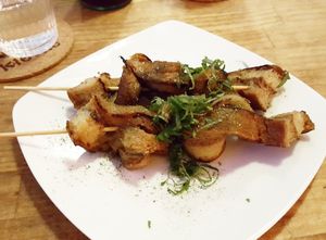 Amazing Teriyaki Skewers at Kiboko in Tokyo