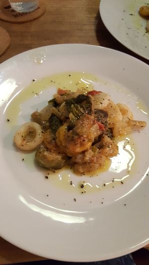 Homemade orecchiete pasta with vegetables at Kiboko in Tokyo