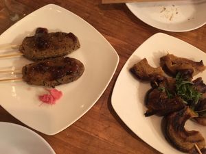 Japanese tsukune at Kiboko in Tokyo