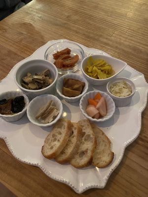 Antipasti plate at Kiboko in Tokyo