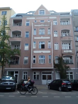 Our building from over the street Crunch Kantine is at the left. at Crunch Kantine in Berlin