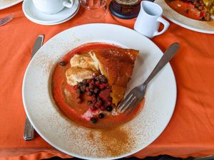 Dessert at Crunch Kantine at Crunch Kantine in Berlin