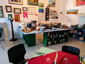 Part of today's buffet at Crunch Kantine at Crunch Kantine in Berlin