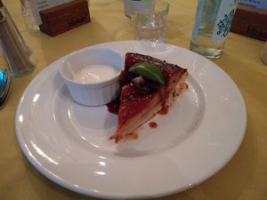 tarte tatin at Crunch Kantine in Berlin