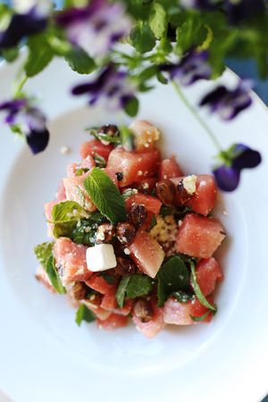 Watermelon Salad at Crunch Kantine in Berlin