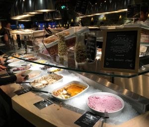 buffet at Tibits in Luzern