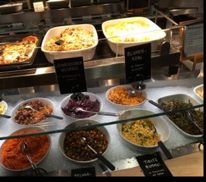 buffet at Tibits in Luzern