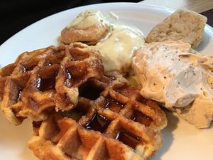 waffles at Tibits in Luzern