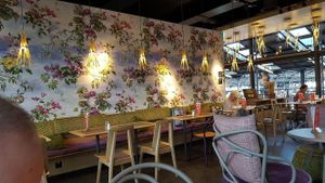 nice decor and setting at Tibits in Luzern