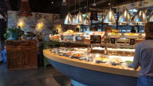 Buffet at Tibits in Luzern