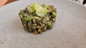 Cucumber Avocado-Tartare at Ecru in Rome