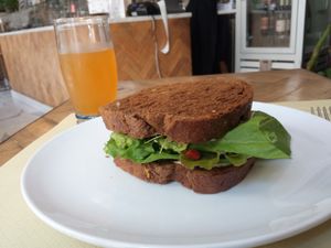 I can't take nice photos of food lol, but I swear it was delicious. They were very generous with the avocado 💗 at Ecru in Rome