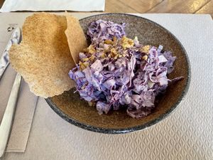 Waldorf salad  at Ecru in Rome