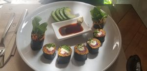 Sushi at Ecru in Rome