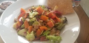 Greek salad at Ecru in Rome