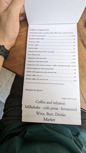 Menue 05 at Ecru in Rome