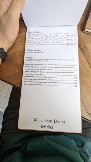 Menue 07 at Ecru in Rome