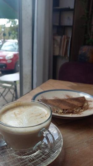 Capuchino and Crepes at Ecru in Rome