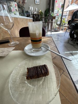 Sorry - forgot to take a photo before I started 🤦🏼‍♀️  at Ecru in Rome