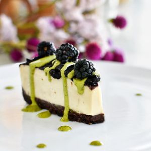 Cheesecake at Ecru in Rome