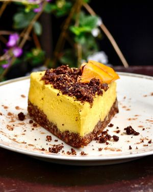 Cheesecake at Ecru in Rome