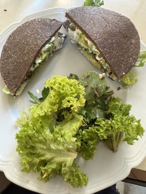 Avocado sandwich   at Ecru in Rome