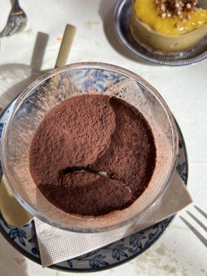 Tiramisu with a bite started  at Ecru in Rome