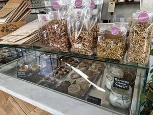 Dessert and market stuff   at Ecru in Rome