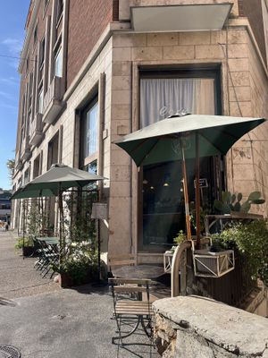 Outside, nice place 🌿  at Ecru in Rome