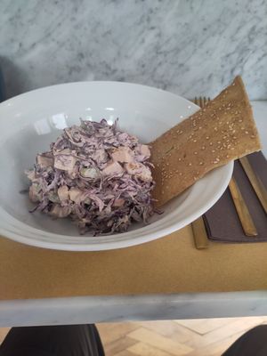 Waldorf salad at Ecru in Rome