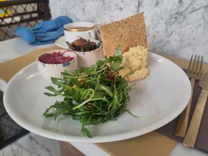 Hummus at Ecru in Rome