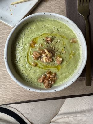 Fennel cream soup  at Ecru in Rome