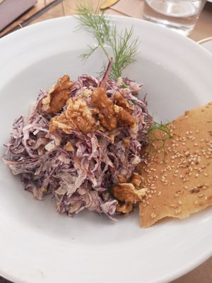 Waldorf salad at Ecru in Rome