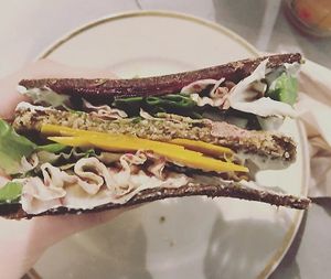 Raw Vegan Burger at Ecru at Ecru in Rome