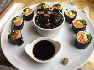 Main course: sushi at Ecru in Rome