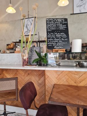 Inside at Ecru in Rome