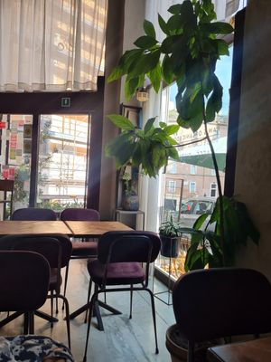 Inside space at Ecru in Rome